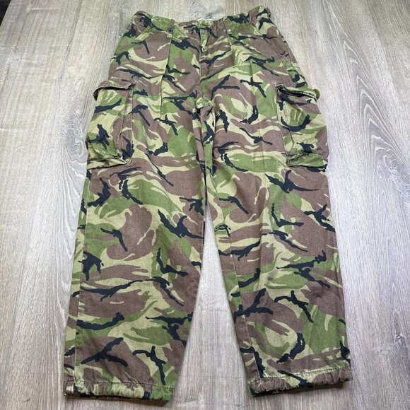 Frame x Julia Sarr-Jamois Cargo Pant In Camo Size30 X 27 100% Cotton - Picture 1 of 15